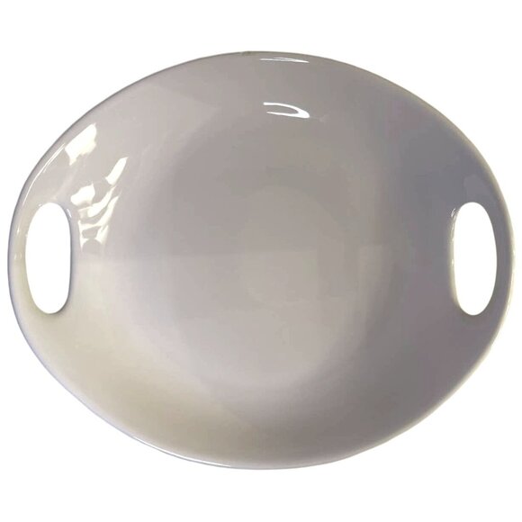 Williams Sonoma Open Kitchen Porcelain 12" Oval Handled Platter RARE **Retired** - Picture 3 of 6